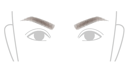アーチ眉